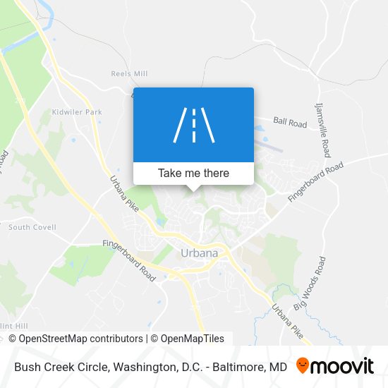 Mapa de Bush Creek Circle