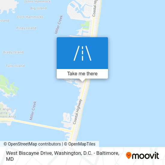 Mapa de West Biscayne Drive