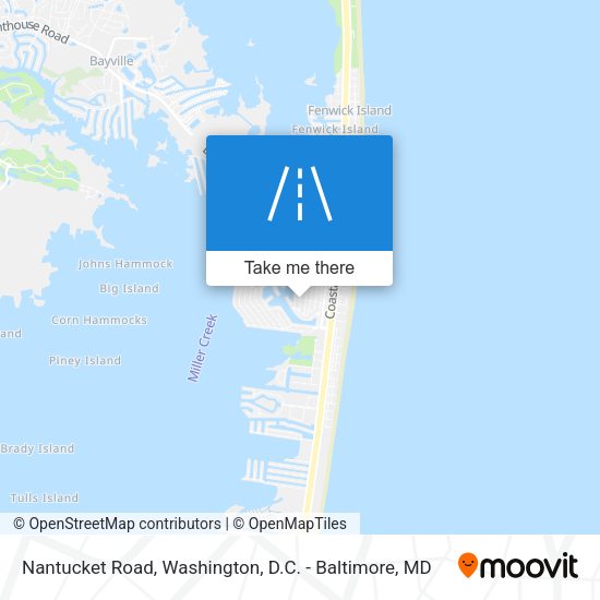 Nantucket Road map