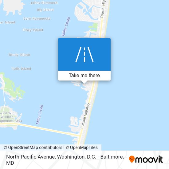 North Pacific Avenue map