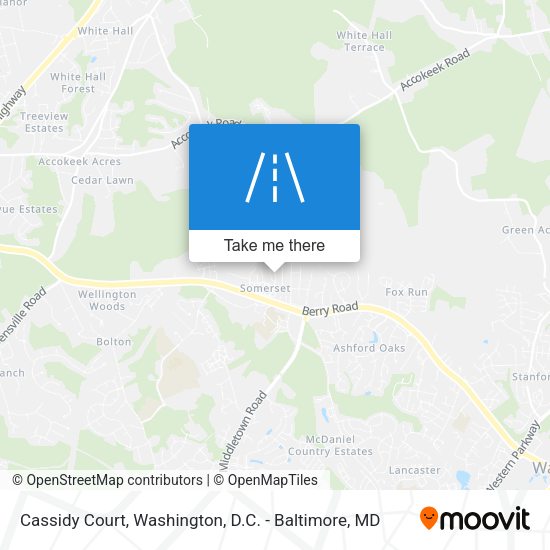 Cassidy Court map