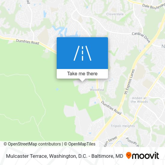 Mapa de Mulcaster Terrace
