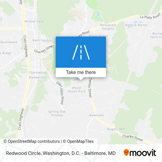 Redwood Circle map