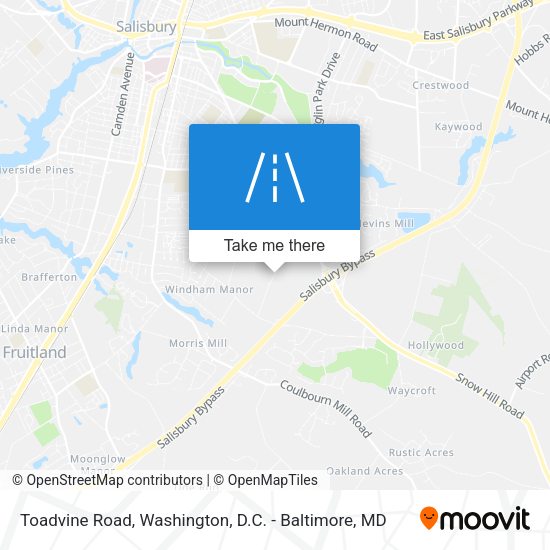 Mapa de Toadvine Road