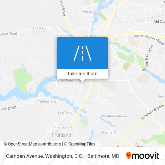 Mapa de Camden Avenue