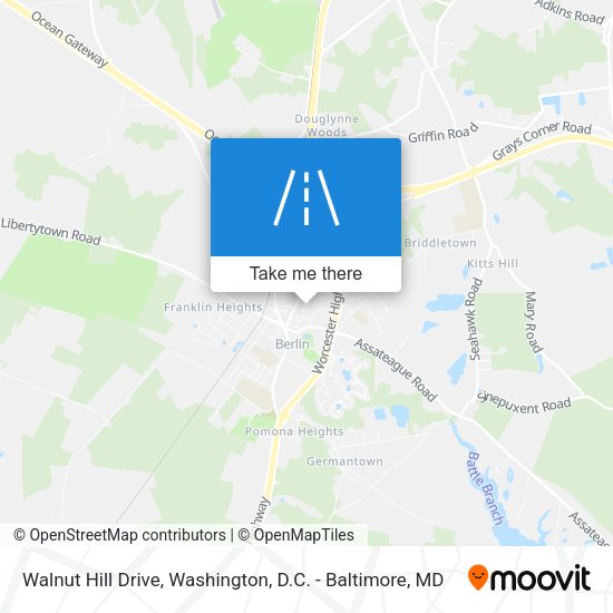 Mapa de Walnut Hill Drive