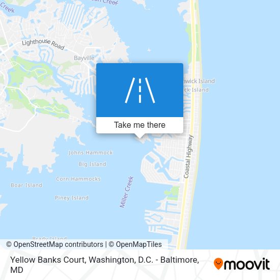 Yellow Banks Court map
