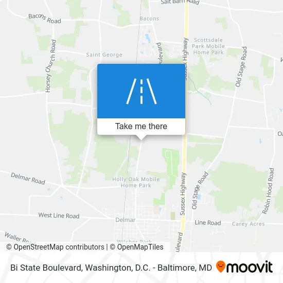 Bi State Boulevard map