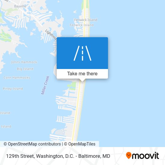 129th Street map