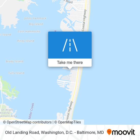 Old Landing Road map