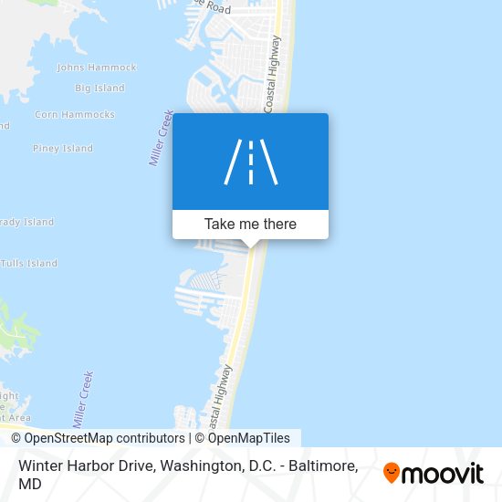 Winter Harbor Drive map