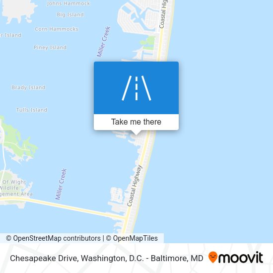 Chesapeake Drive map