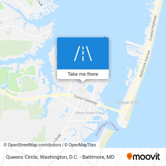 Queens Circle map