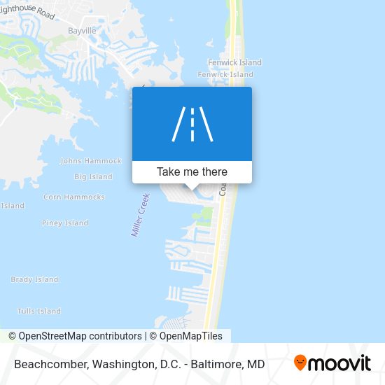 Beachcomber map