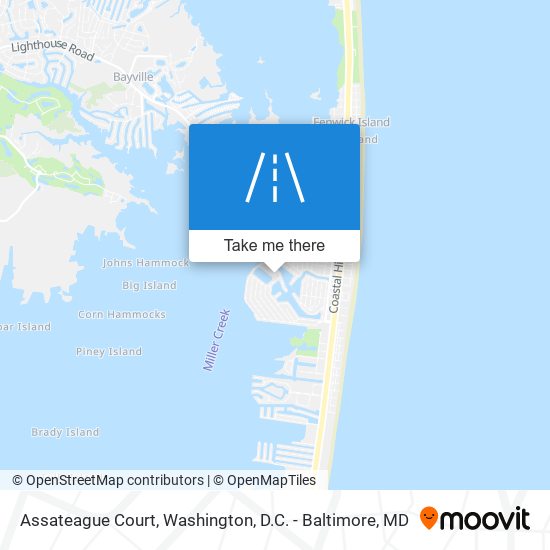 Assateague Court map