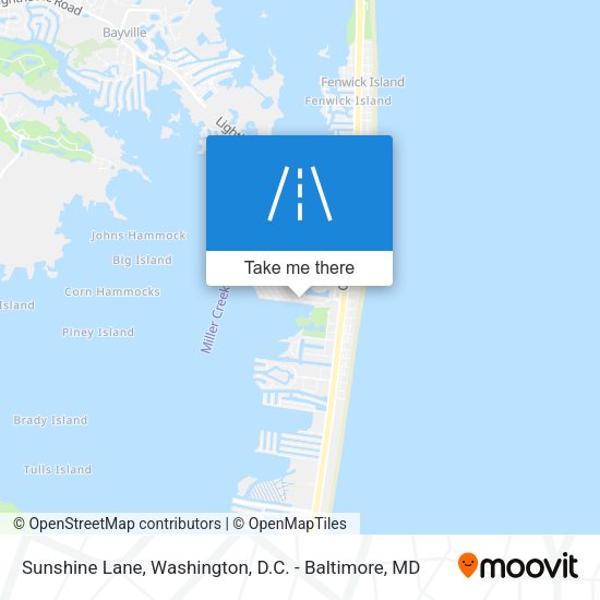 Sunshine Lane map