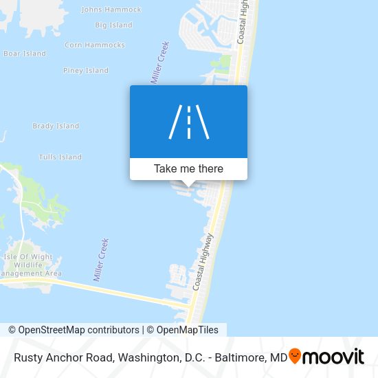 Mapa de Rusty Anchor Road