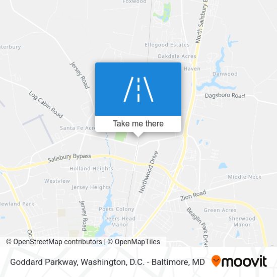 Goddard Parkway map