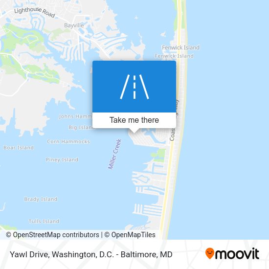 Yawl Drive map