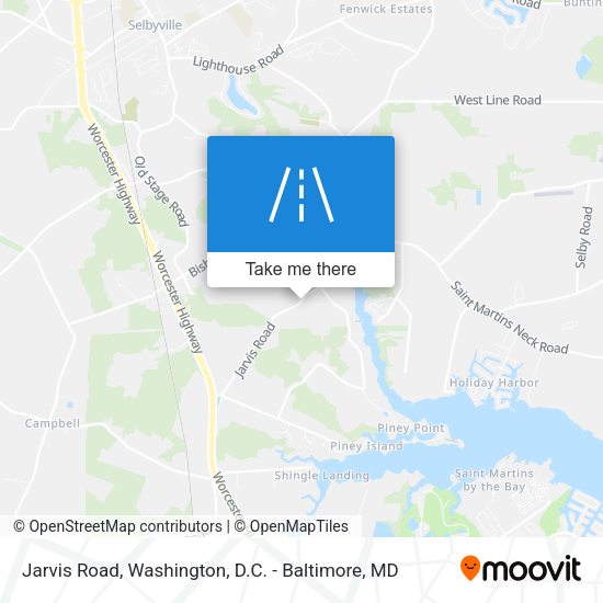 Jarvis Road map