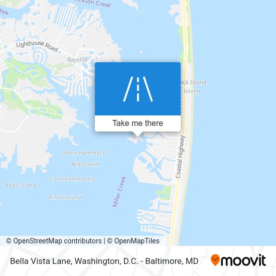 Bella Vista Lane map