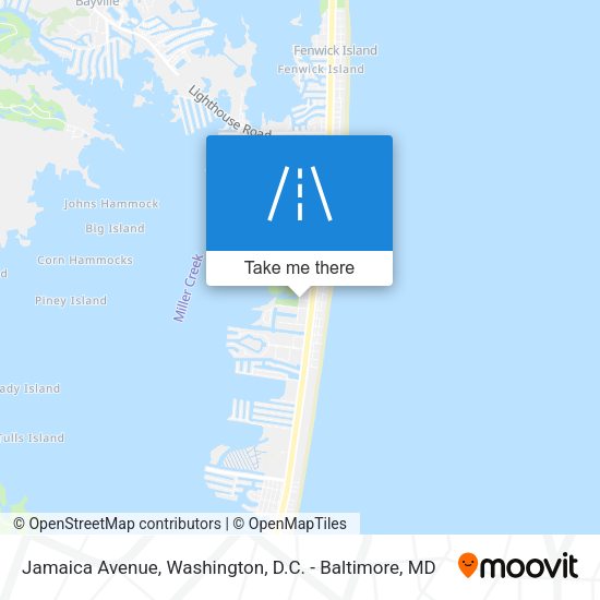 Mapa de Jamaica Avenue
