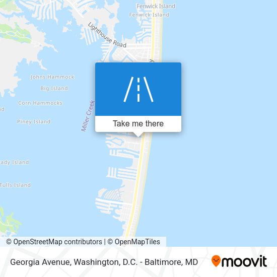 Mapa de Georgia Avenue