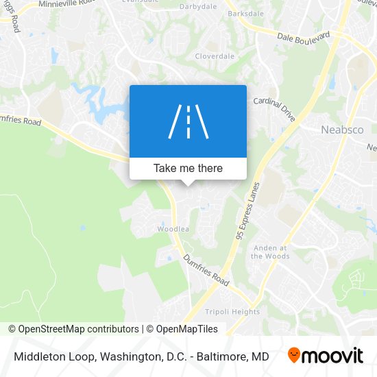 Middleton Loop map