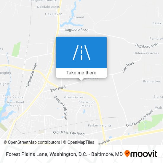 Mapa de Forest Plains Lane