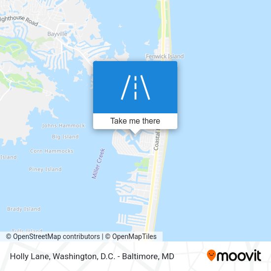 Holly Lane map