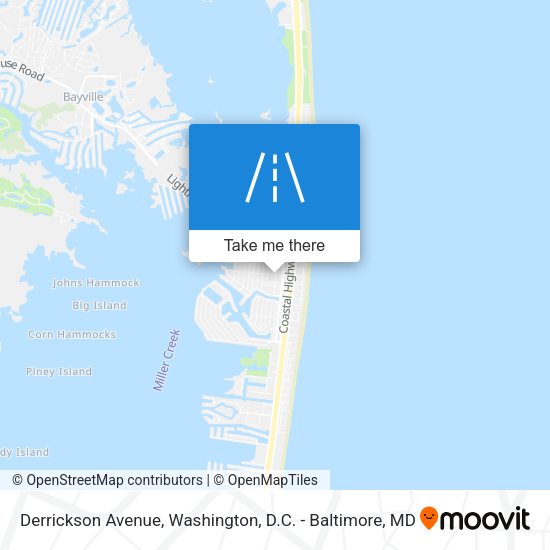 Derrickson Avenue map