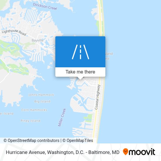 Hurricane Avenue map