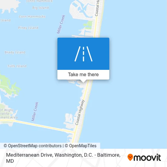 Mediterranean Drive map