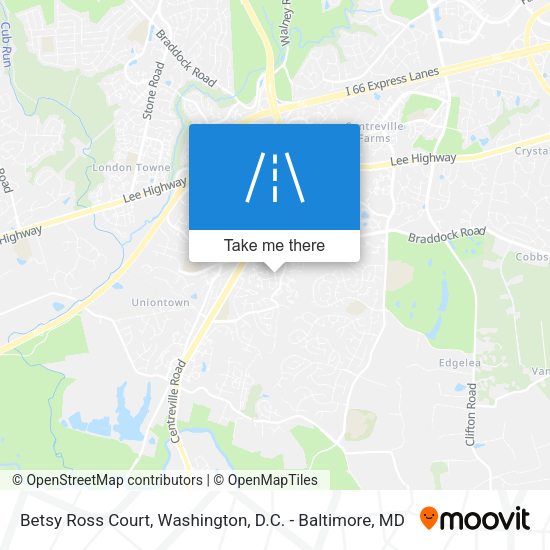 Betsy Ross Court map