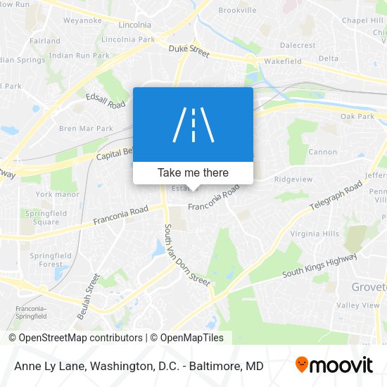 Anne Ly Lane map