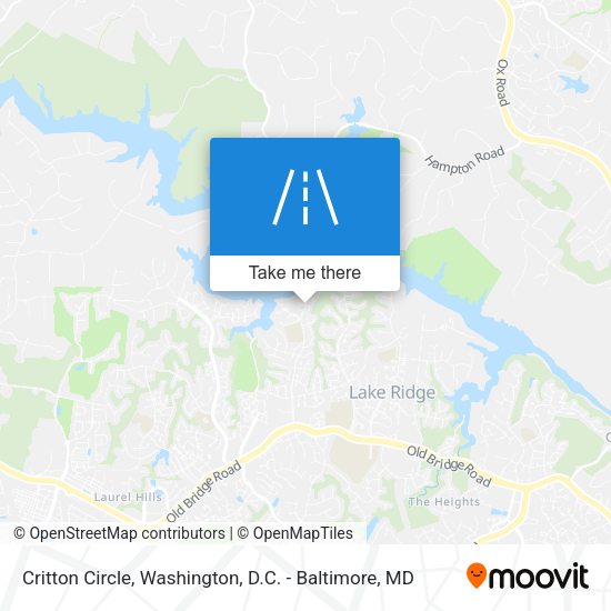 Critton Circle map