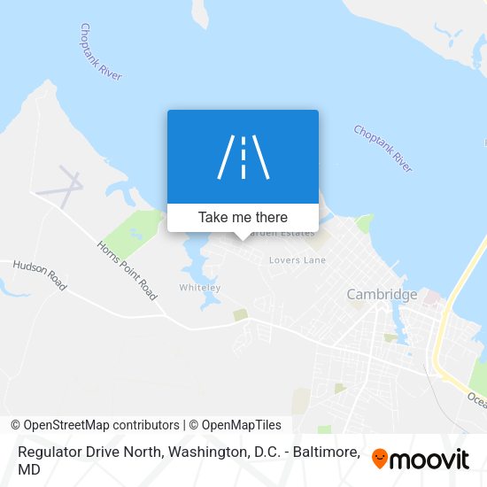Mapa de Regulator Drive North