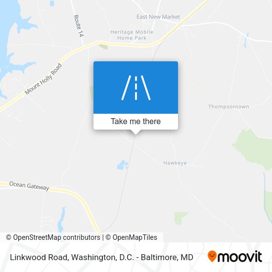 Linkwood Road map