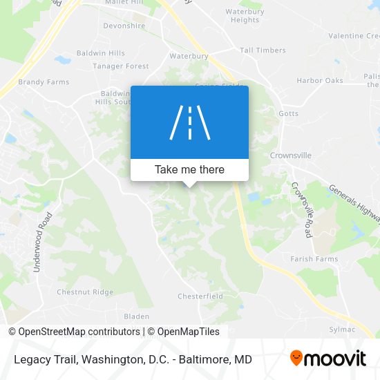 Legacy Trail map
