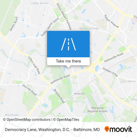 Democracy Lane map