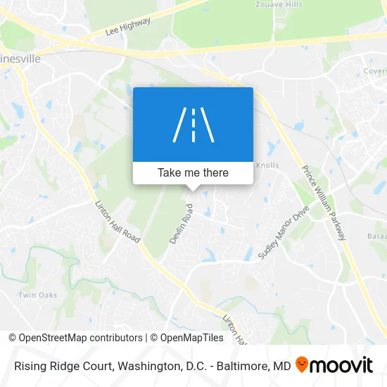 Rising Ridge Court map