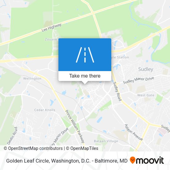 Golden Leaf Circle map