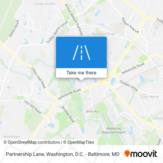 Partnership Lane map