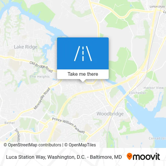 Luca Station Way map