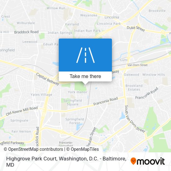 Highgrove Park Court map