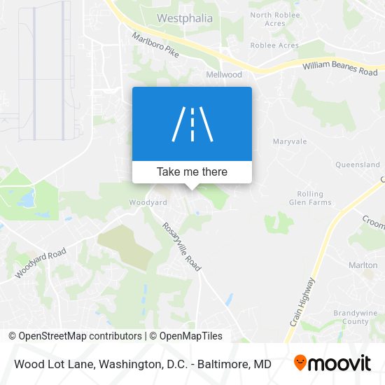 Wood Lot Lane map