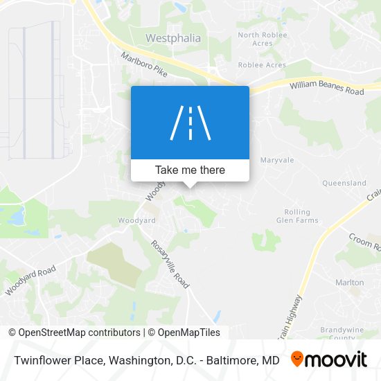 Twinflower Place map