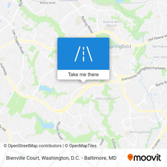 Mapa de Bienville Court