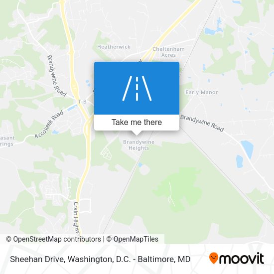 Sheehan Drive map
