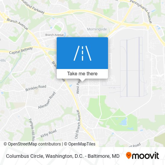 Columbus Circle map